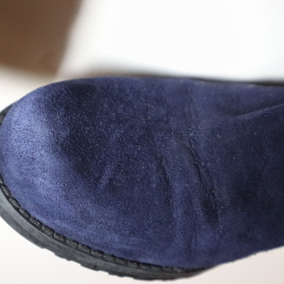 Stuart Weitzman blue suede over the knee boots - Picture 5 of 13